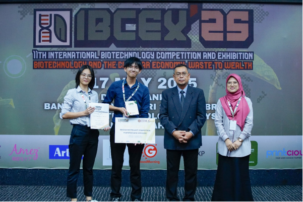 XMUM Wins Gold at IBCEx for AI-Powered Biofertilizer