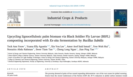 XMUM Alumnus Shares Research on Sustainable Agriculture at Global IChemE Webinar