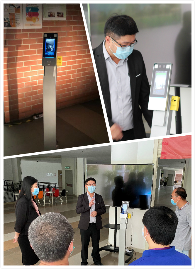 XMUM Receives Donation of Temperature Measurement Terminal (1)
