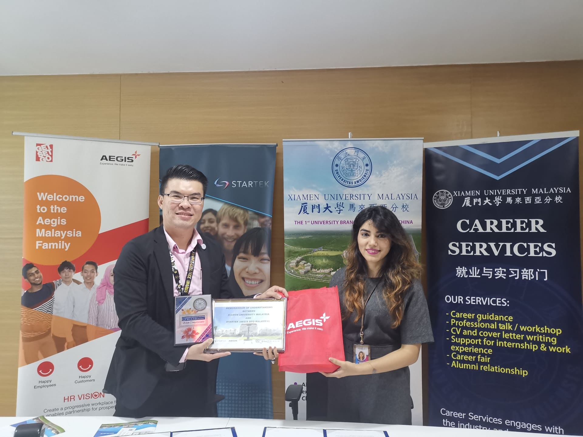 XMUM Signs MOU with Startek (Aegis BPO Malaysia) on University-Industry Cooperation (1)