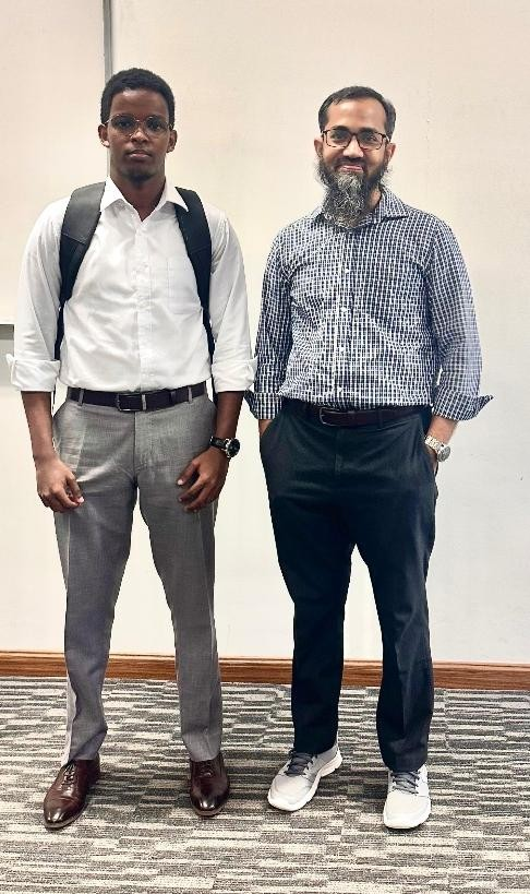 Abdifatah Ibrahim and Dr. Abdulkhaliq