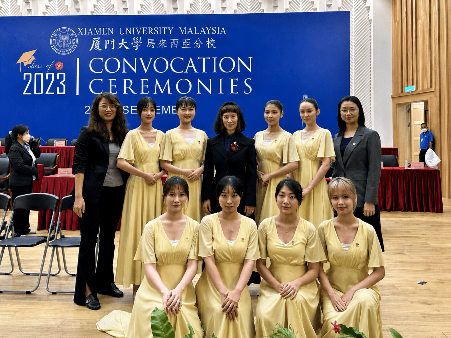 Aizhamal at Convocation Training Session